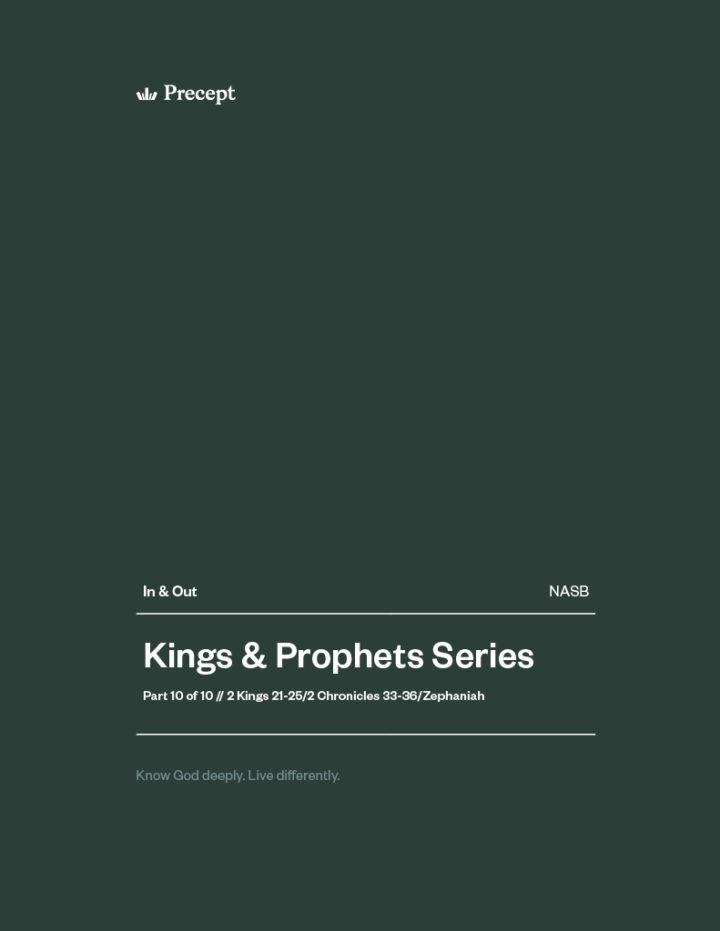 Kings and Prophets (Part 10) In & Out