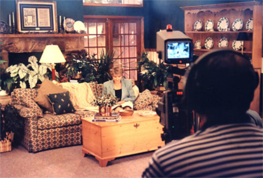 Kay Arthur on her weekly television series in 1982