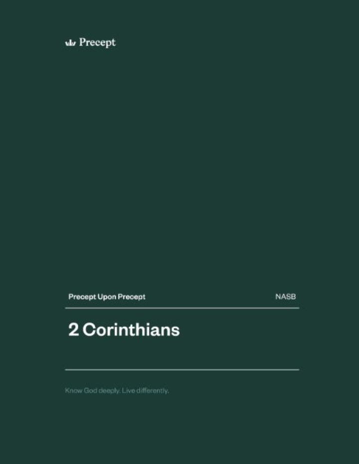 2 Corinthians Precept Upon Precept
