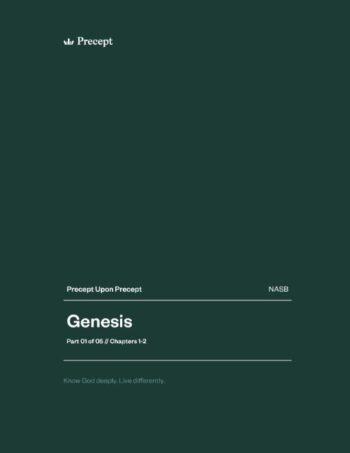 Gensis (Part 1) Precept Upon Precept