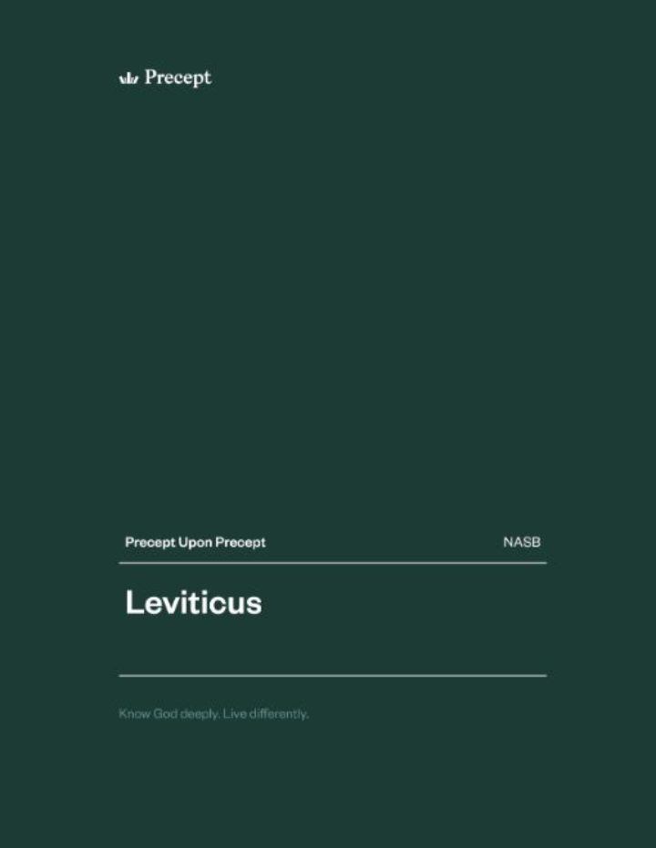 Leviticus Precept Upon Precept