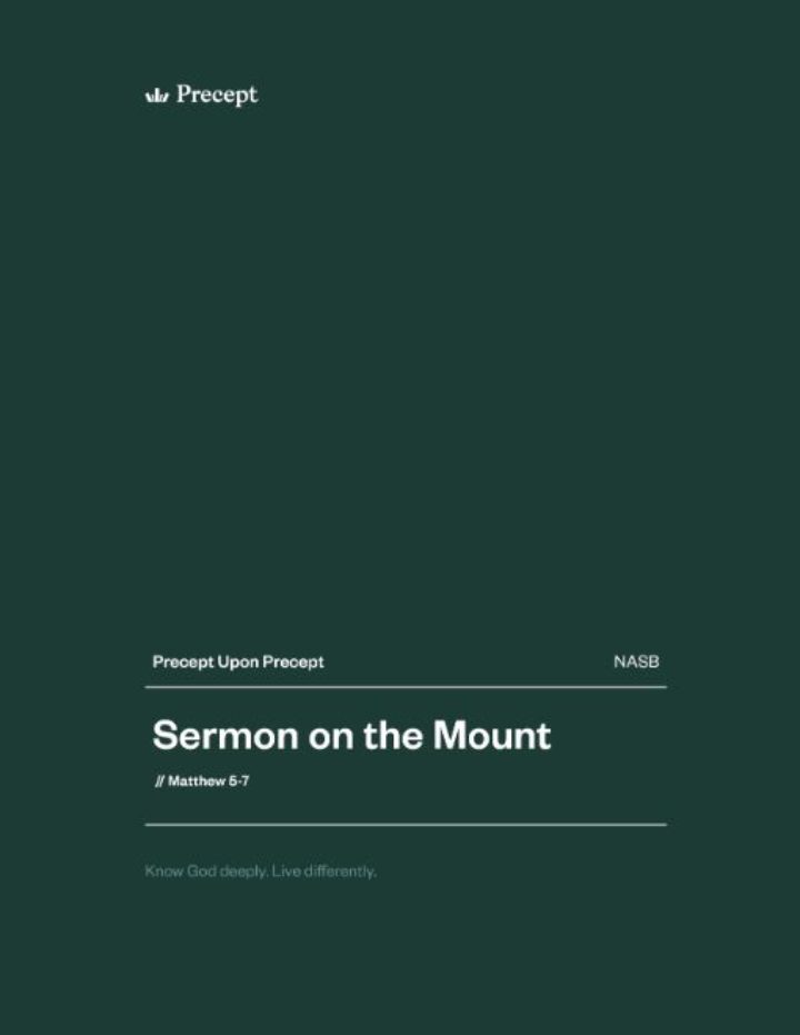 Sermon on the Mount Precept Upon Precept