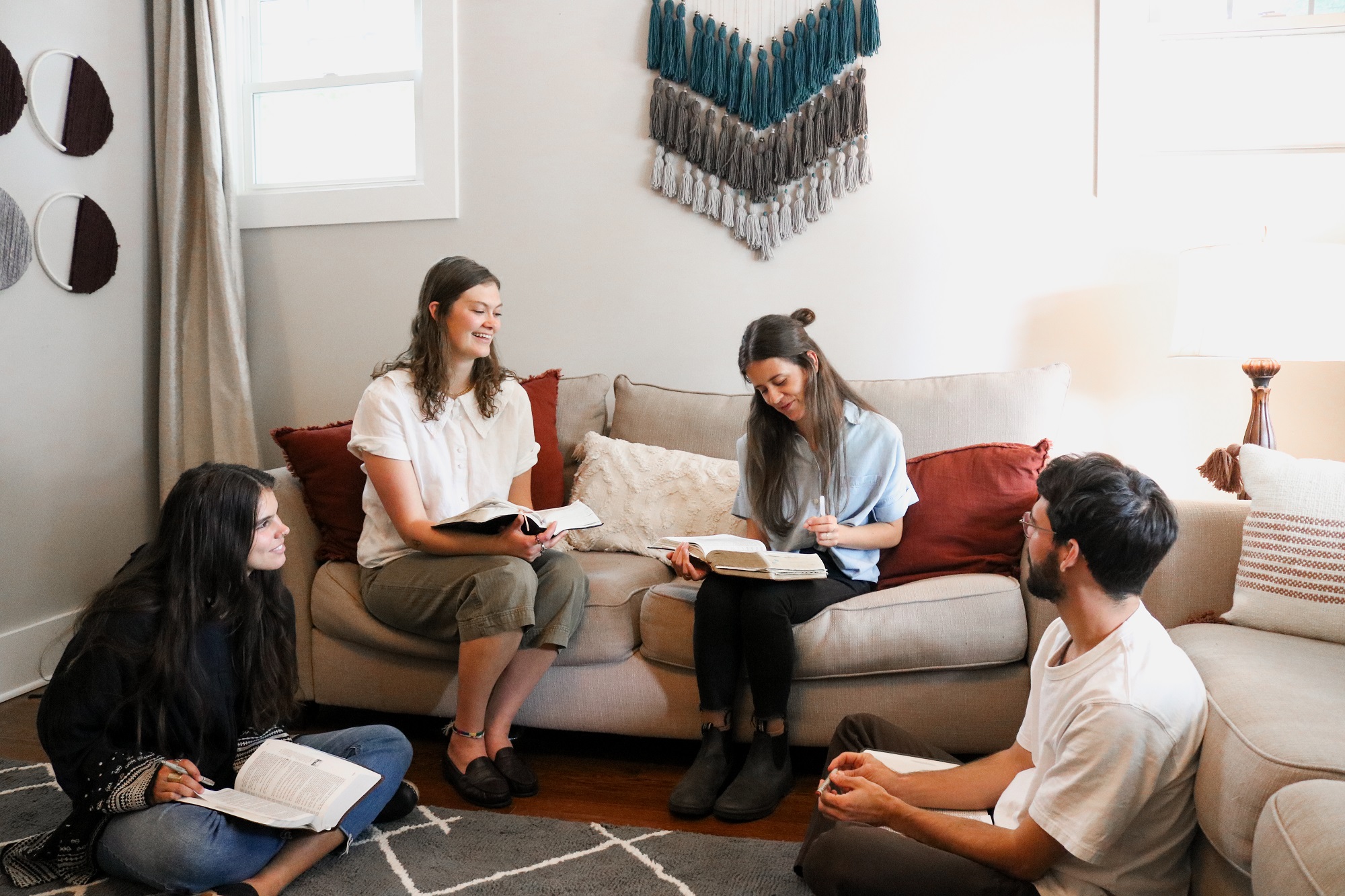 Group of people studying God’s word using the Precept Bible Study Method